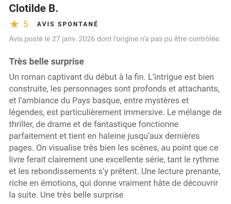 Avis de lecteurs, chroniques littéraires et critiques positives sur Simplement Pro, Babelio, Fnac, Amazon et Cultura pour le thriller Les Chroniques de Beaurivage de Jean-Philippe Servy.