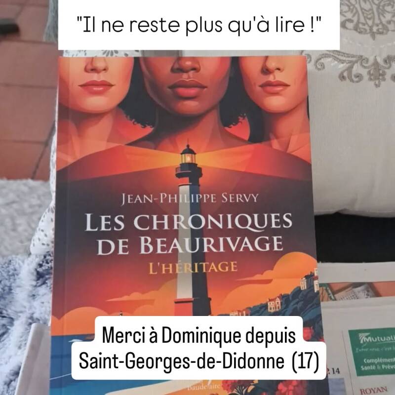 Les Chroniques de Beaurivage de Jean-Philippe Servy, le thriller incontournable de l'été à lire à la plage ou à la piscine. Un véritable succès populaire adopté par les lecteurs dans la France entière, toutes régions confondues.