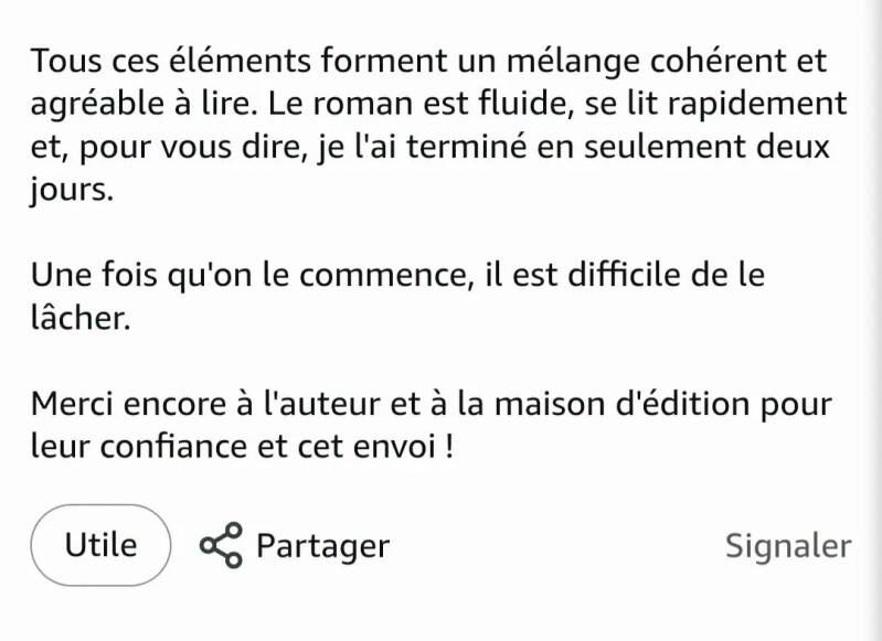 Avis Amazon 5 étoiles d’octobre 2026 sur Les Chroniques de Beaurivage – L’Héritage, thriller fantastique de l’auteur français Jean-Philippe Servy, situé à Biarritz, en France.