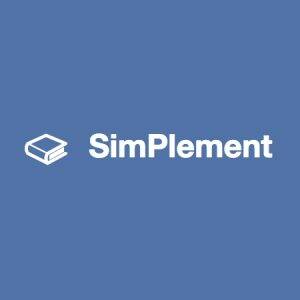 Logo SimPlement, plateforme de services de presse littéraires