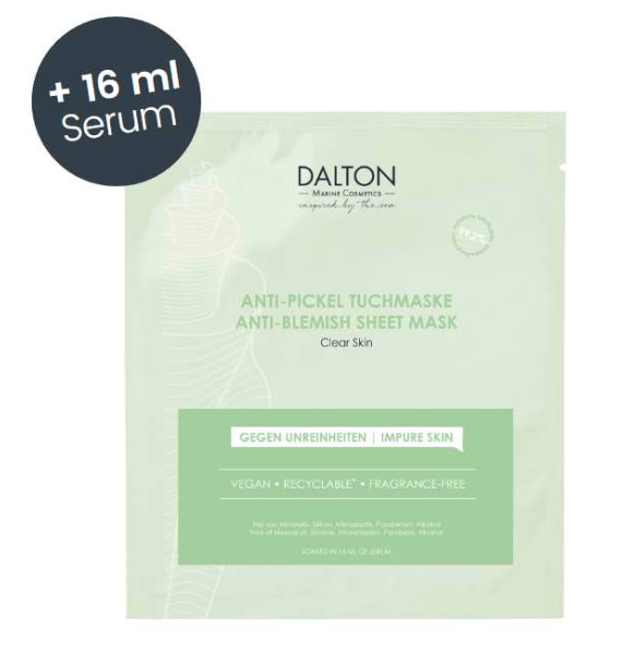 Sheet Mask Anti-Pickel Tuchmaske