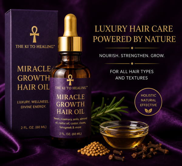 Miracle Growth Hair Oil™ | Luxury Hair Growth & Scalp Nourishing Oil for All Hair Types