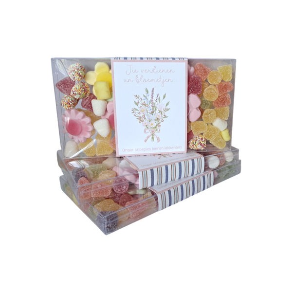 'Jie verdienen un bloemetjen...'