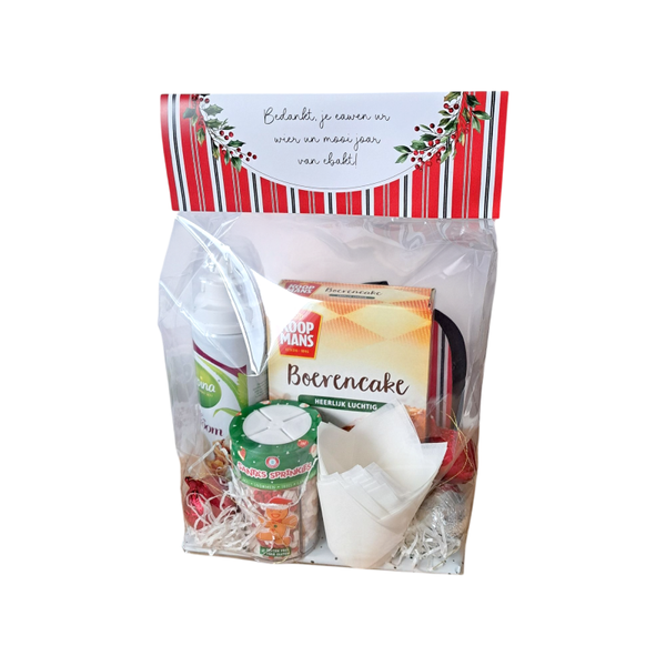 Cadeaupakket 'Je eawen ur un mooi joar van ebakt!'