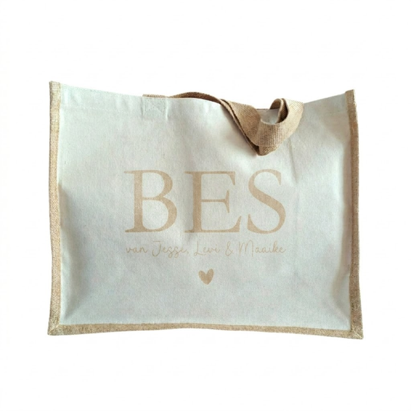 Shopper 'Moe/Bes/Oma' met namen