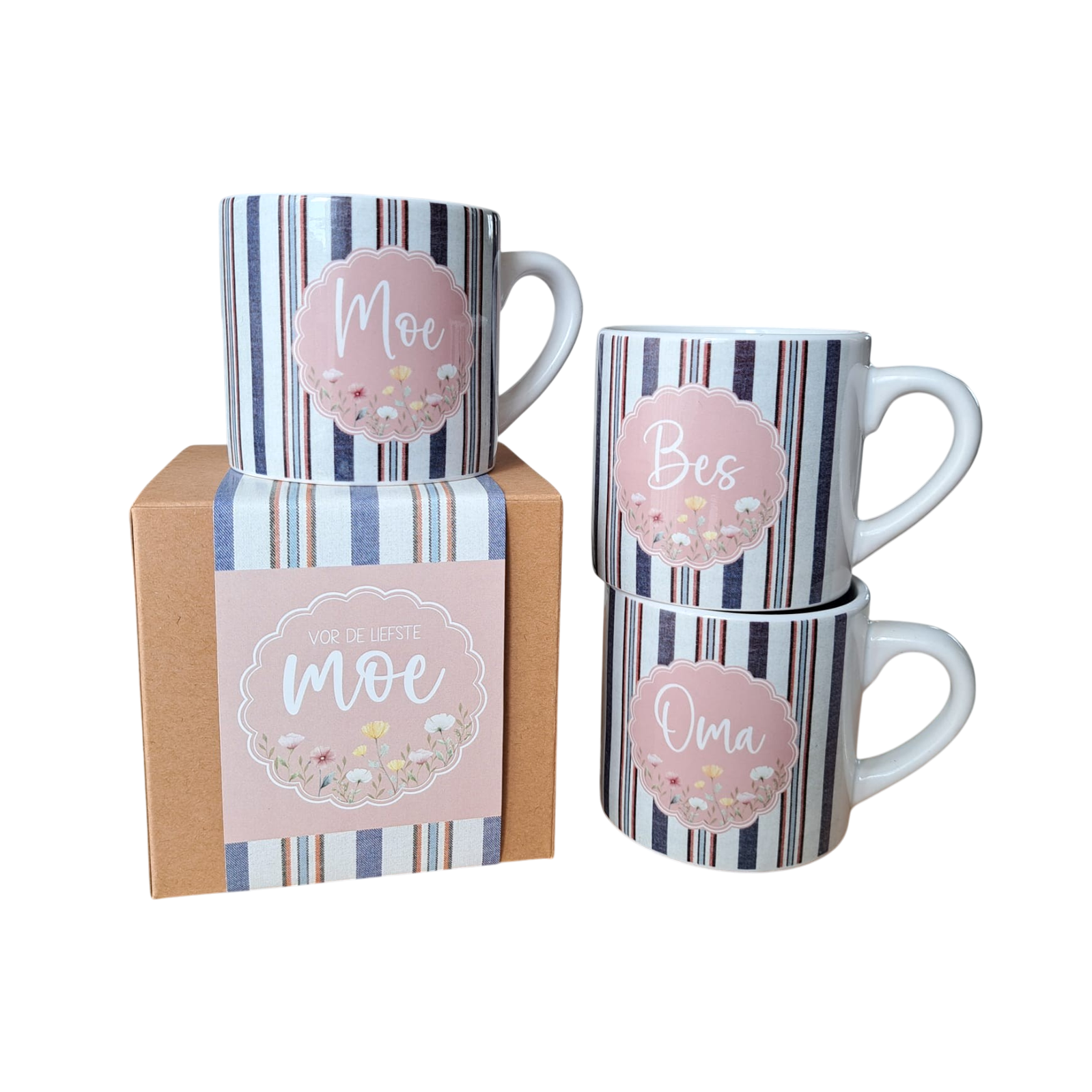 Mokje 'Moe/Bes/Oma' in cadeaudoosje