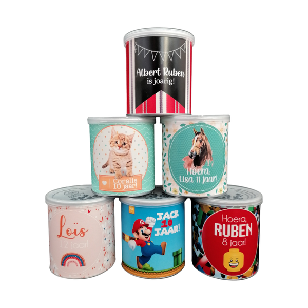 Wikkel voor Pringles-busje