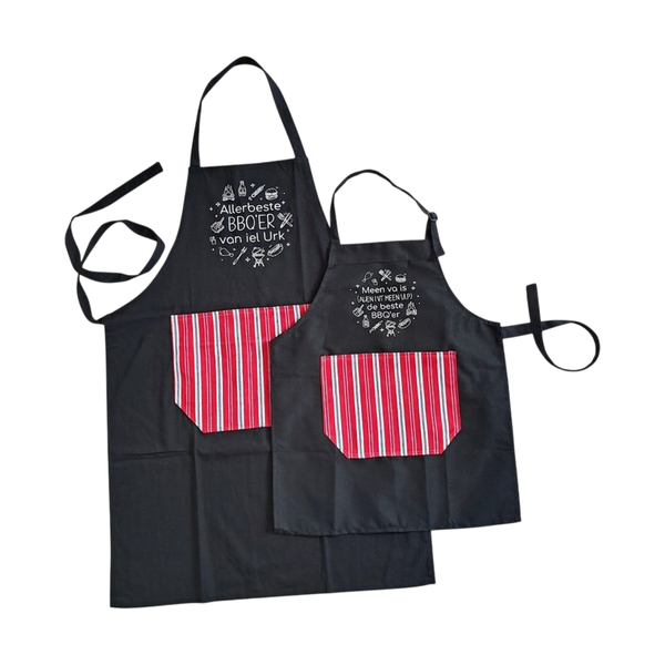 Matching BBQ-schorten