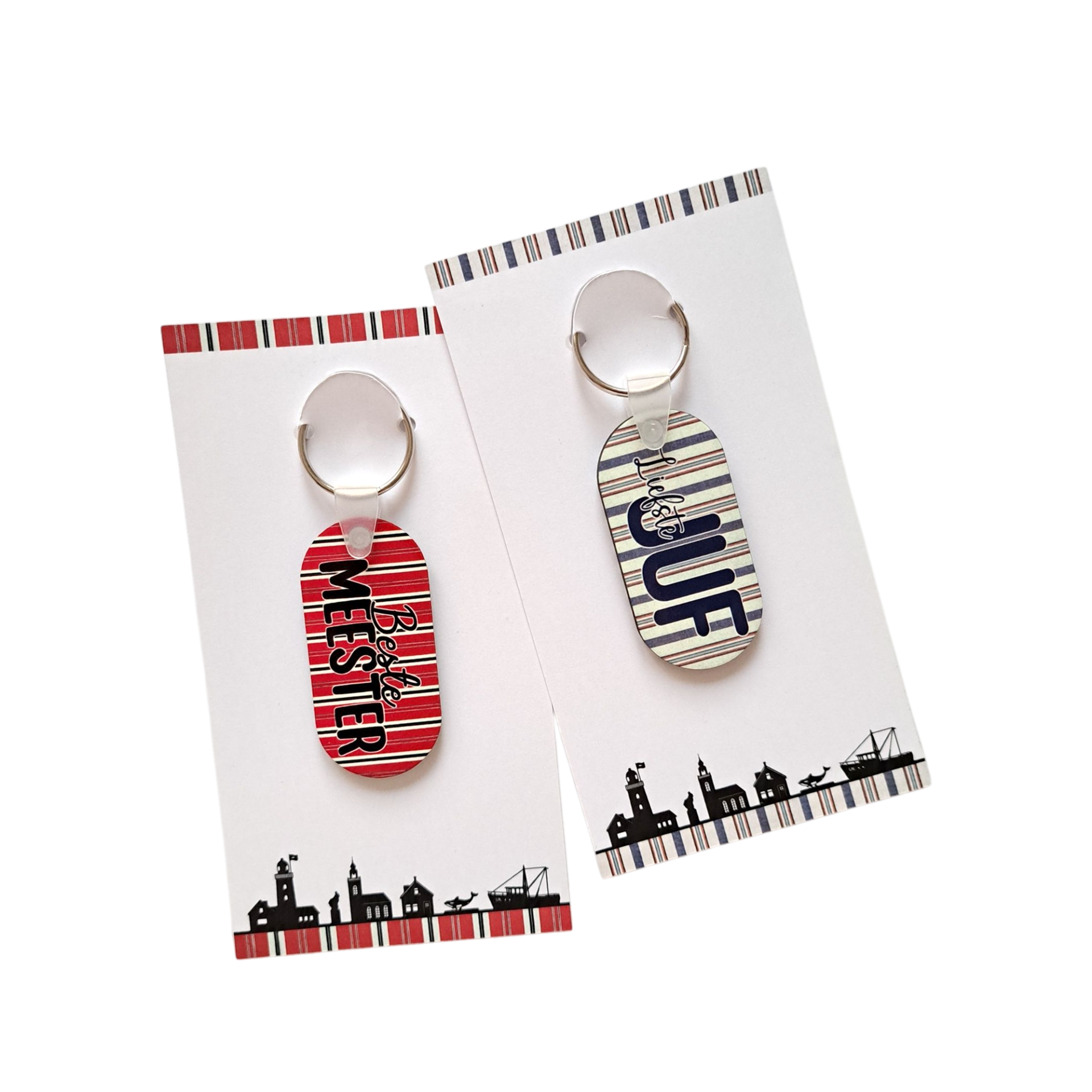 Sleutelhanger juf/meester/chauffeur/trainer