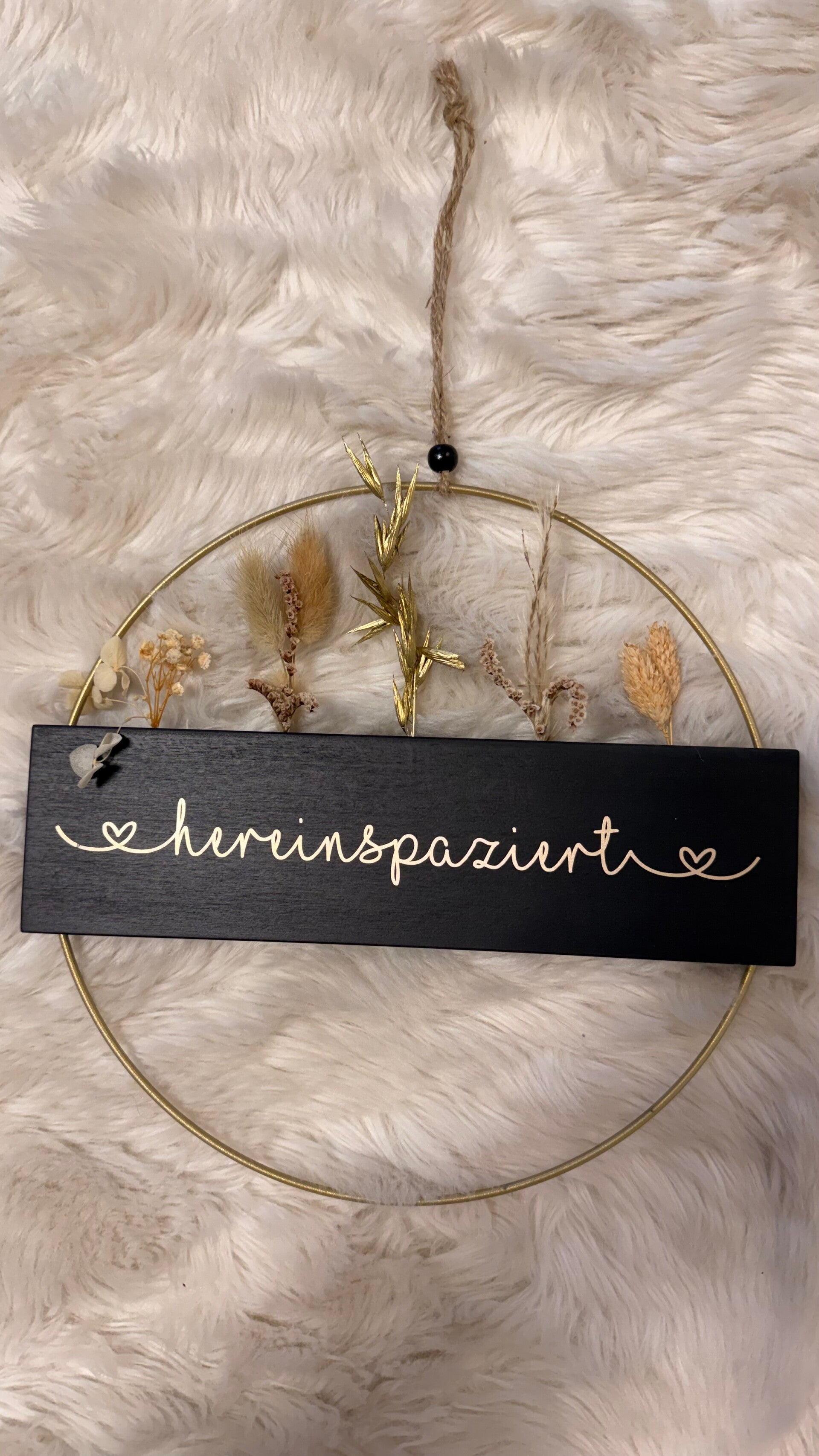 Türkranz Schwarz Klein