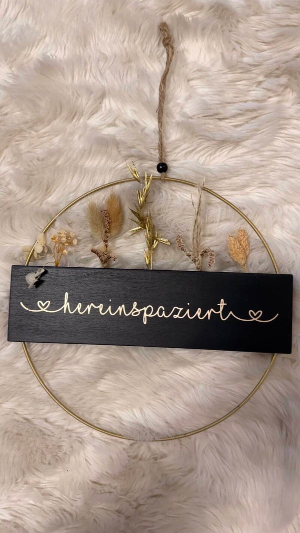 Türkranz Schwarz Klein