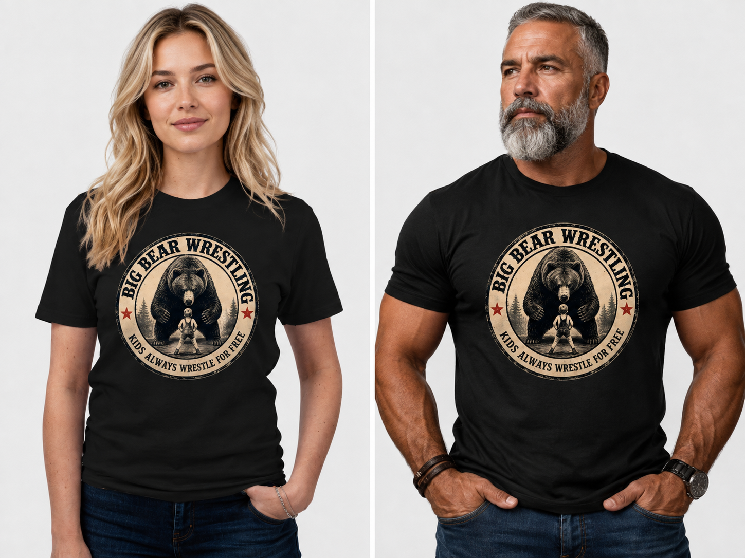 Big Bear Wrestling Club Shirt