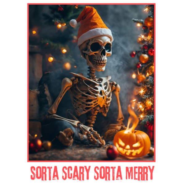 Men's Gildan T-shirt ~Skeleton With Pumpkins