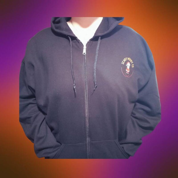 Unisex Zipper Front Hoodie Hidden Kitty 