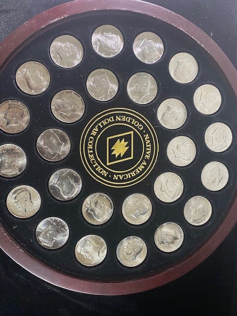 27‑Coin 2024‑D Kennedy Half Dollar Collector’s Case – Brilliant Uncirculated Set