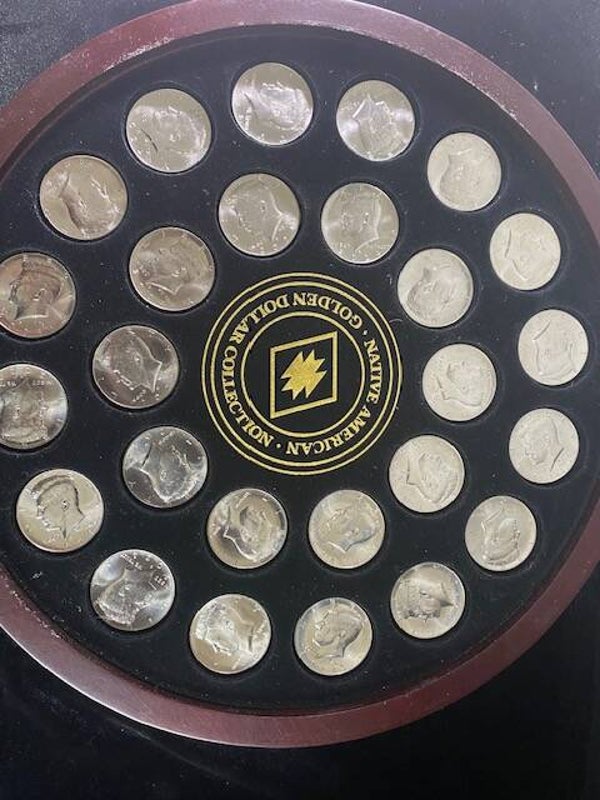 27‑Coin 2024‑D Kennedy Half Dollar Collector’s Case – Brilliant Uncirculated Set