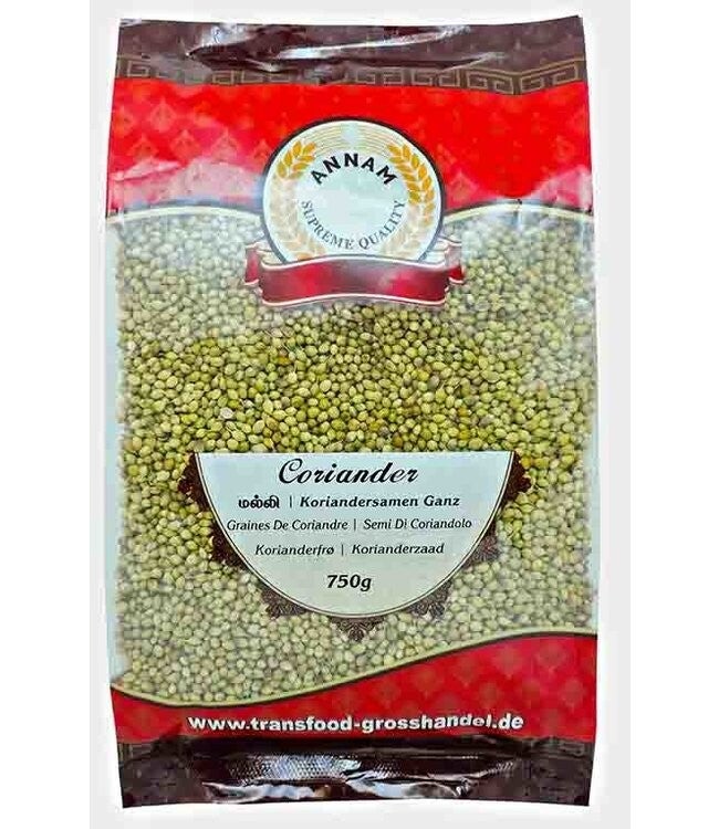 Annam Coriander Whole 750gm