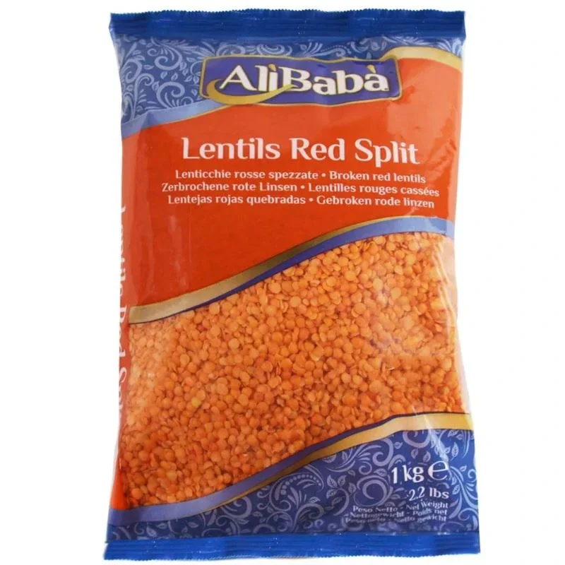Alibaba Red Lentils 2KG