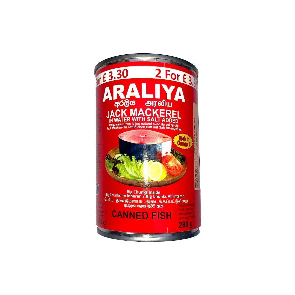 Araliya Jack Mackerel Tin 425gm