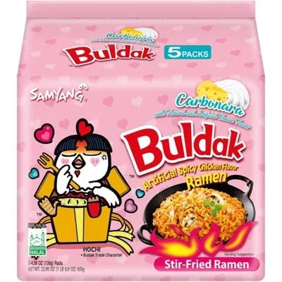 Buldak’s Carbonara Ramen 5 x 130G