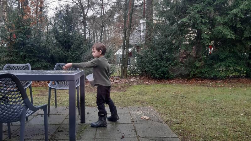 Voederplek maken