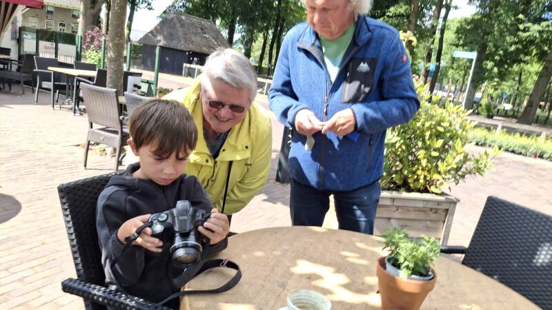 Foto roodmus laten zien