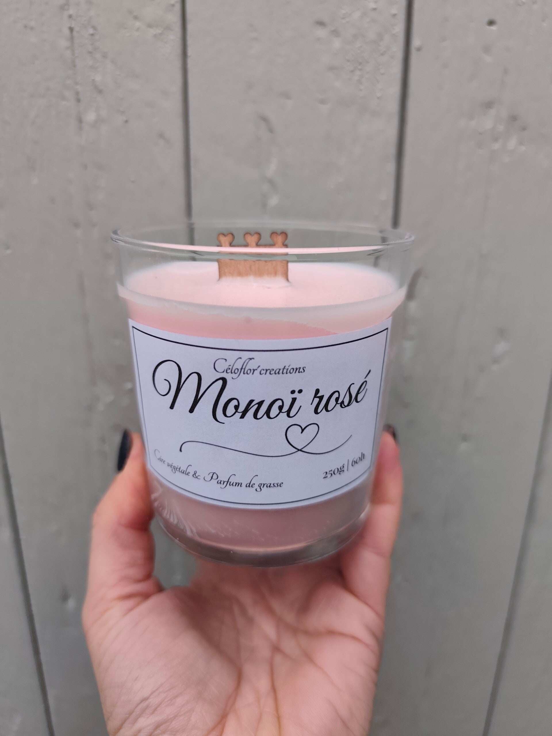 Bougie Saint-Valentin 250g