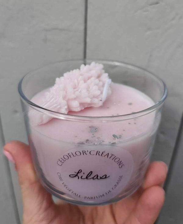 Bougie lilas