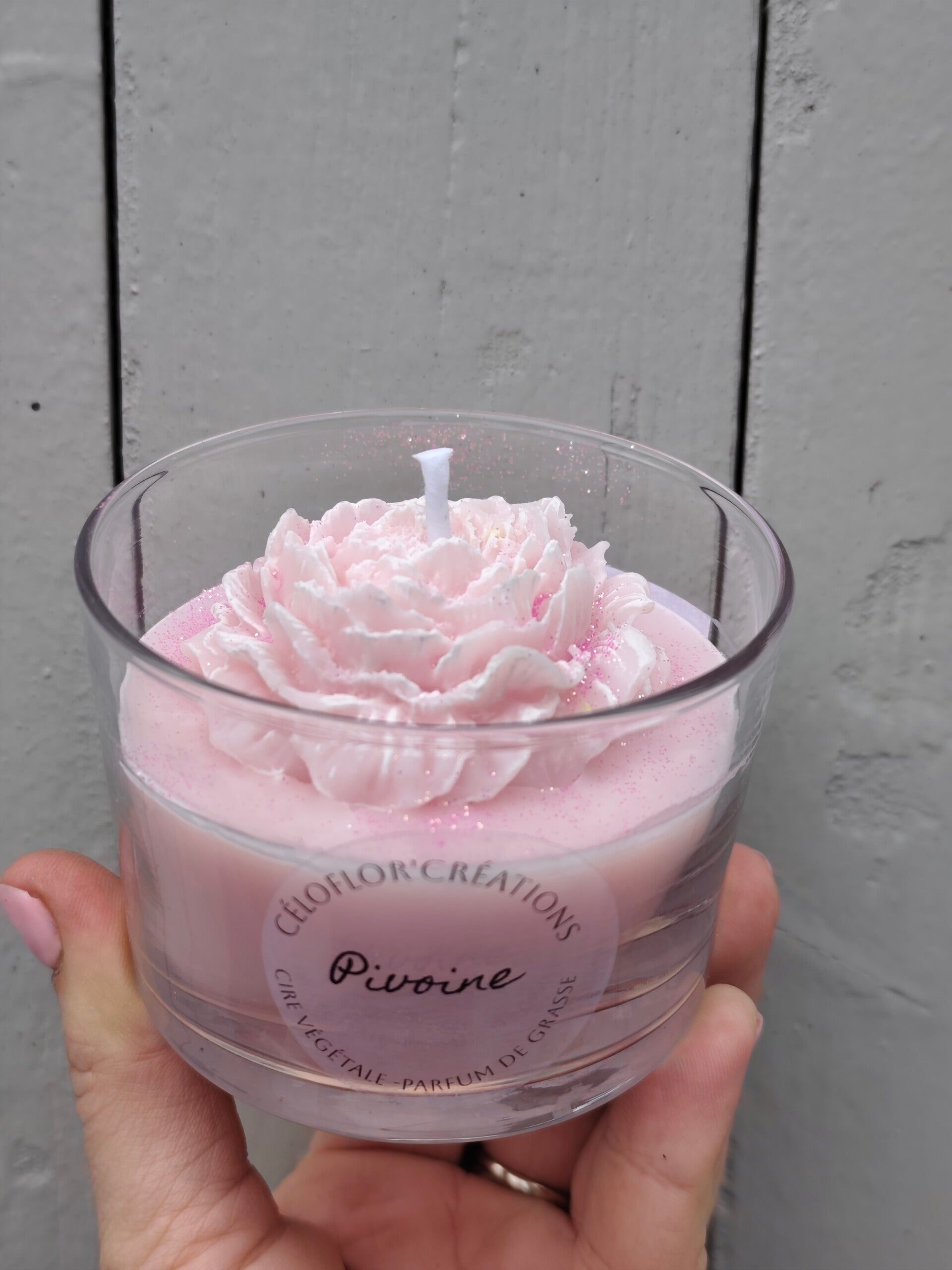 Bougie pivoine