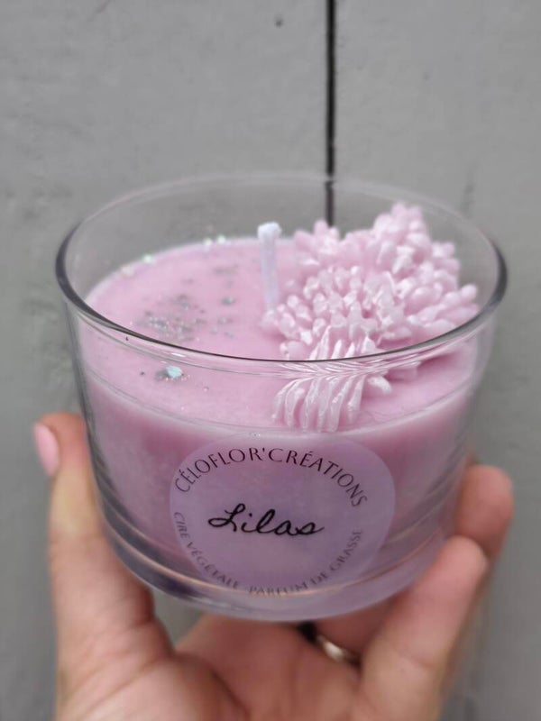 Bougie lilas