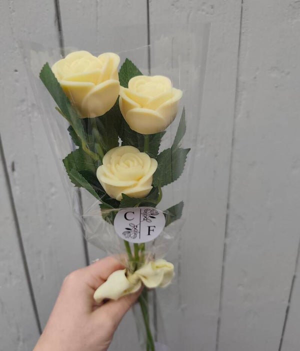 Bouquet de 3 roses