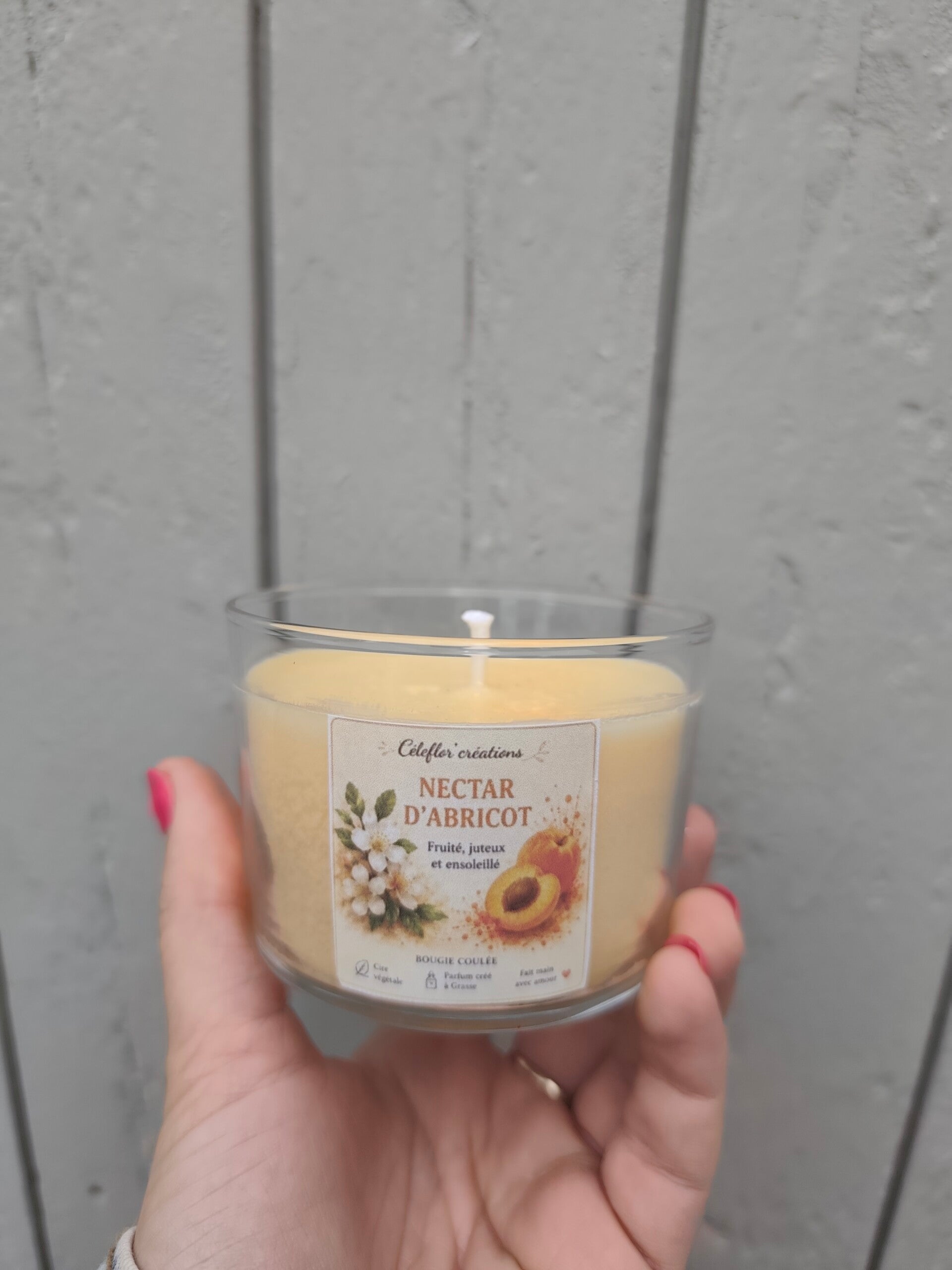 Bougie nectar d'abricot