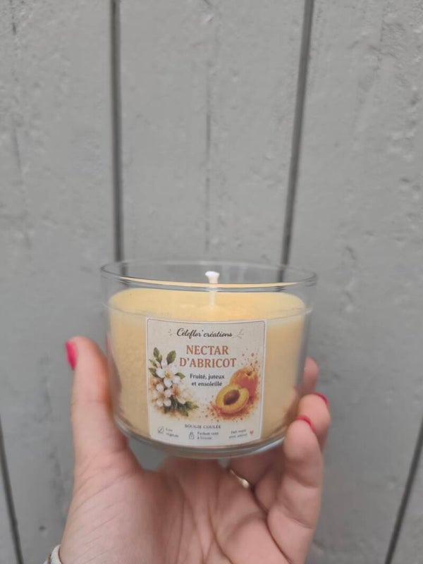 Bougie nectar d'abricot