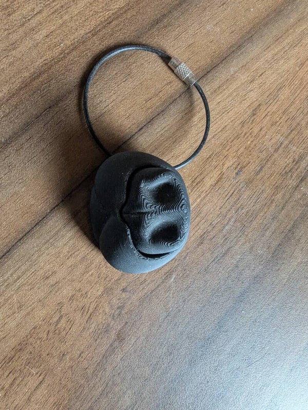 Schlüsselanhänger Hundenase 3D