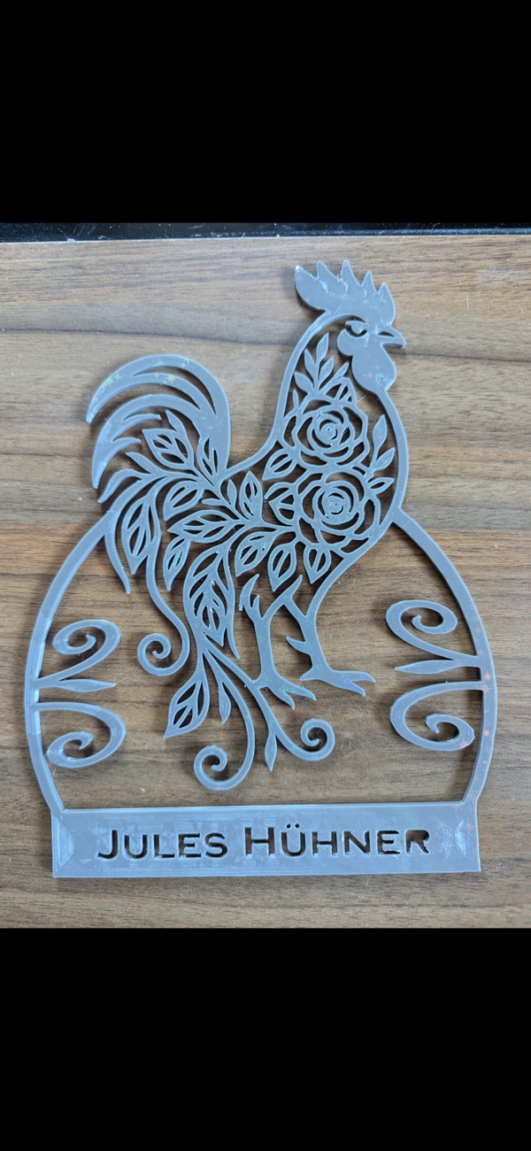 Türschild Hühnerfreunde