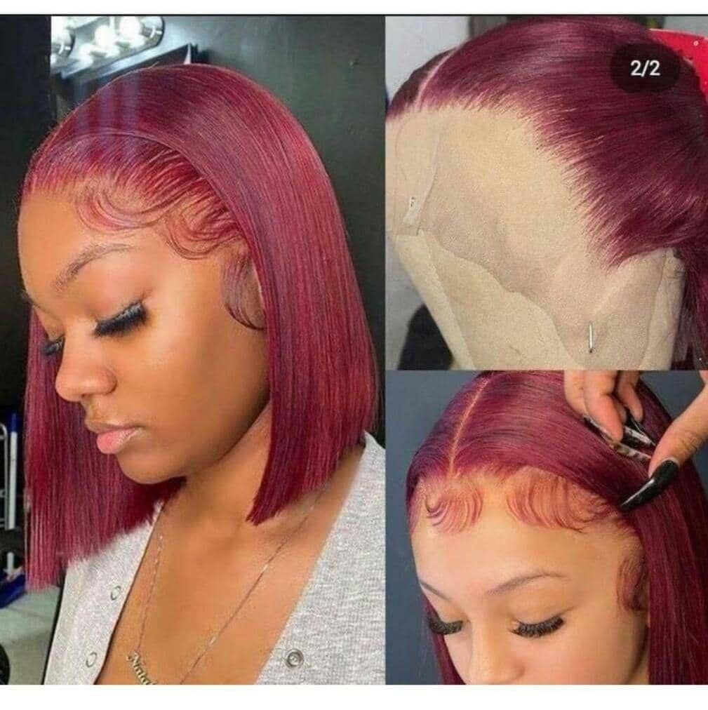 13by4 full frontal Bob wig 100% human hair