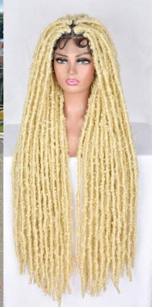 Distressed locs full lace wig