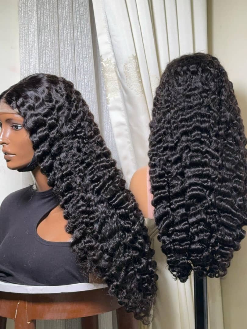 5by5 Natural Burmese curls wig100% human hair