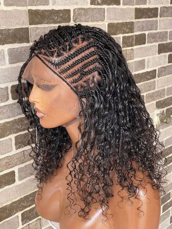 Baby face style Ghana weaving made with 360 full lace