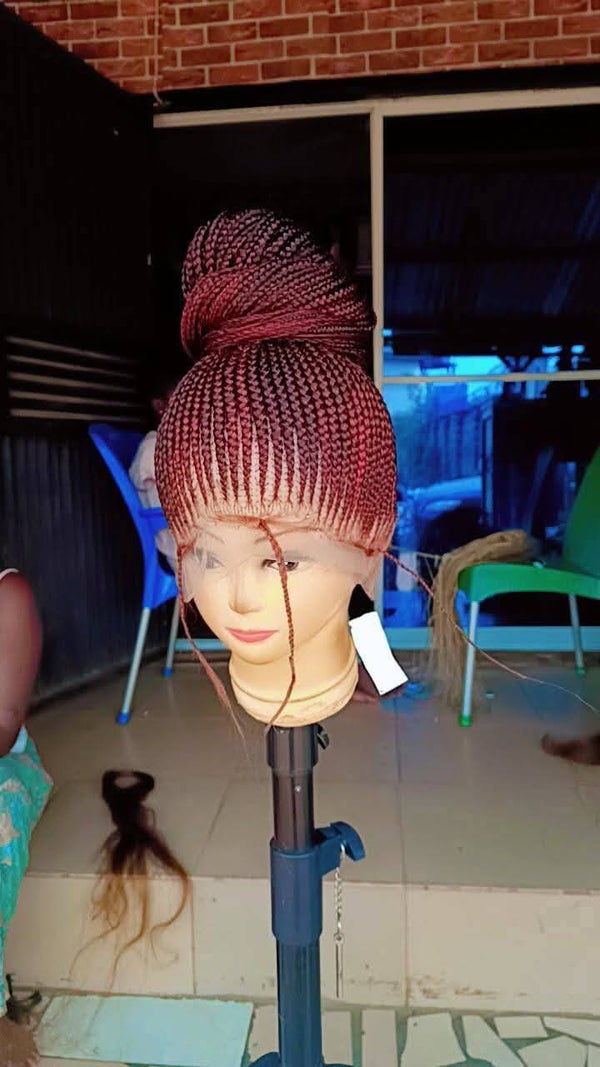 shuku hairstyle made with 360 full lace