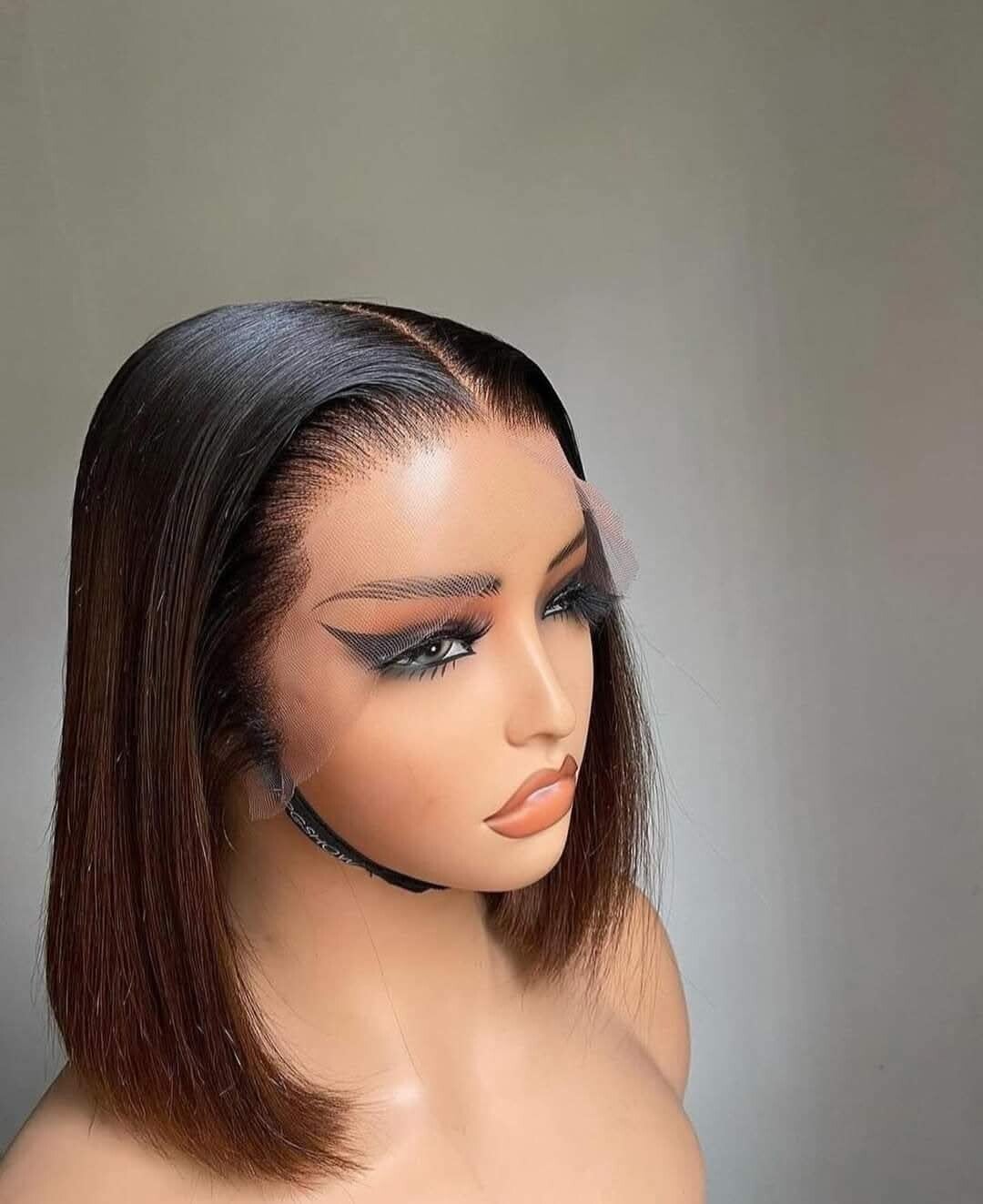 13by4  full frontal Bob. 100 %human hair.