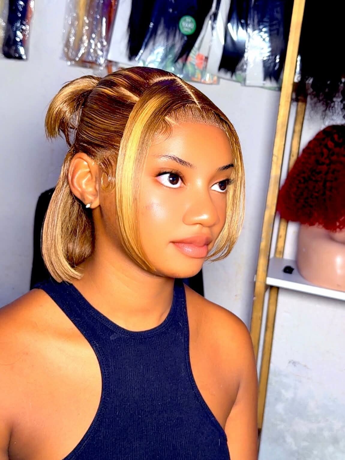 13by4 full frontal Bob 100% human hair