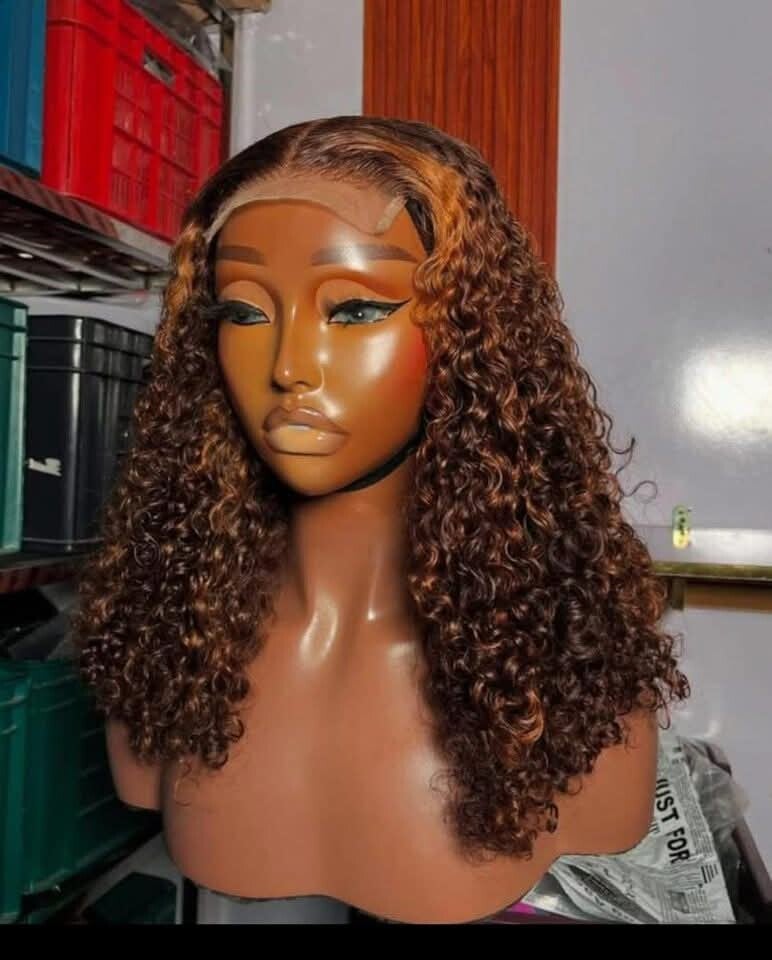 4by4 closure pixie curls 100%human hair