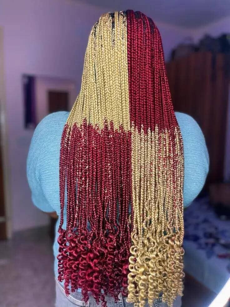 2 colours medium briade