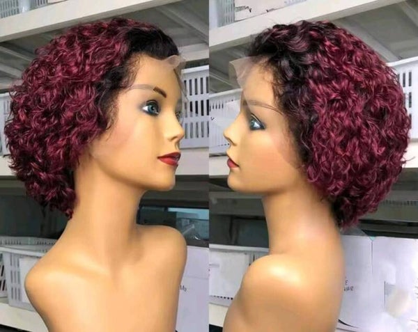 13by4 full frontal Jerry curls 100% human hair