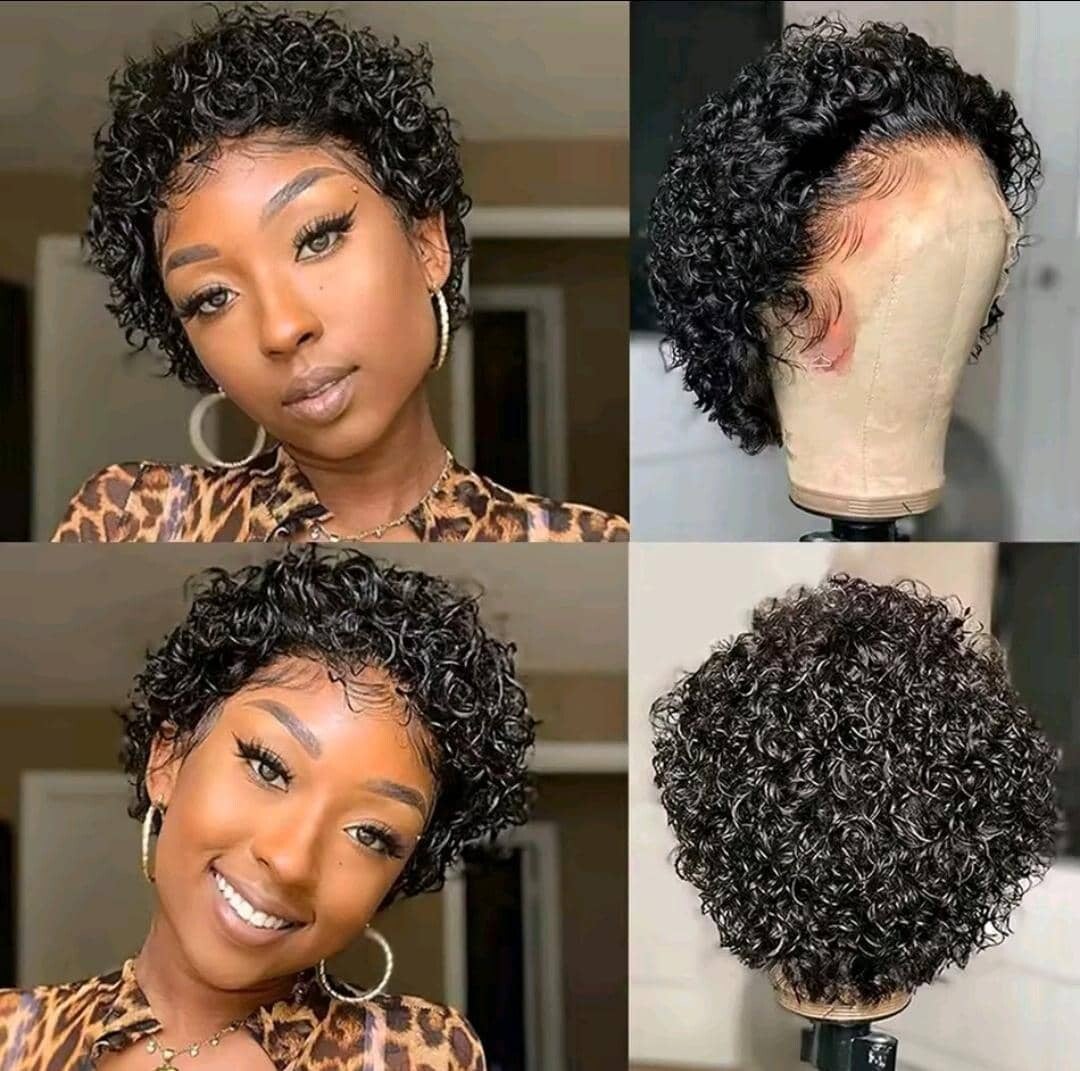 13by4 short. Jerry curls 100% human hair