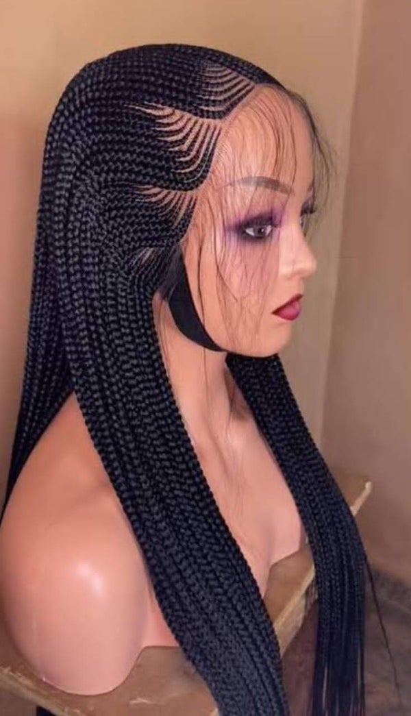 2step Ghana weaving made with 360 full  lace