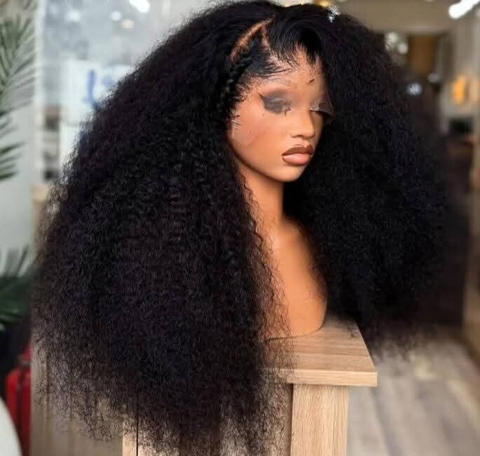 13by4 full frontal Jerry curls 100% human hair