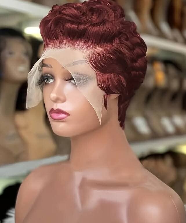 Pixie cut 100% human hair