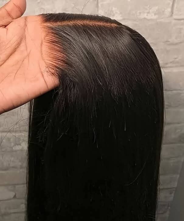 5by5 full closure HD bone straight lace 100%human hair